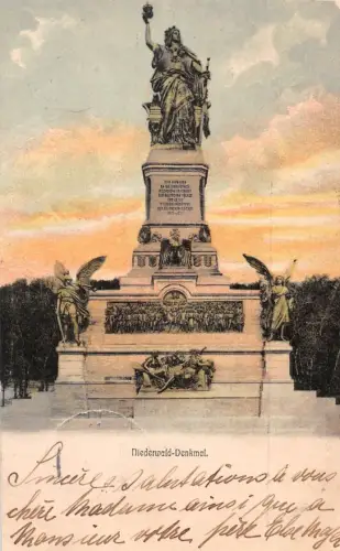 Rüdesheim a. Rhein Nationaldenkmal gl1905 193.867