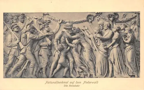 Rüdesheim a. Rhein Nationaldenkmal Die Heimkehr ngl 193.894