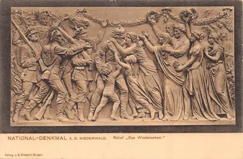Rüdesheim a. Rhein Nationaldenkmal Das Wiedersehen ngl 193.892