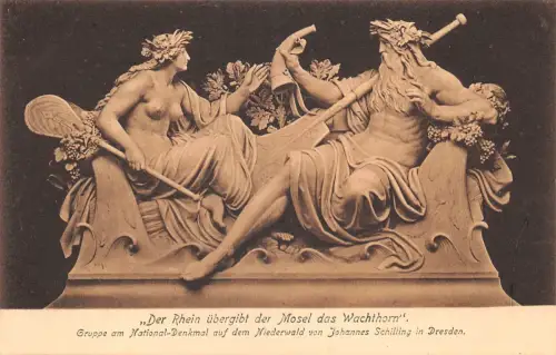 Rüdesheim a. Rhein Nationaldenkmal Das Wachthorn ngl 193.895