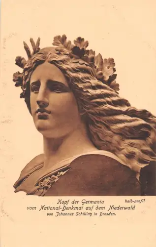 Rüdesheim a. Rhein Nationaldenkmal Kopf der Germania ngl 193.905