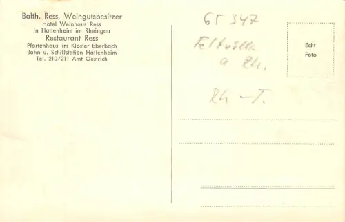 Hattenheim im Rheingau Restaurant Rees ngl 193.972
