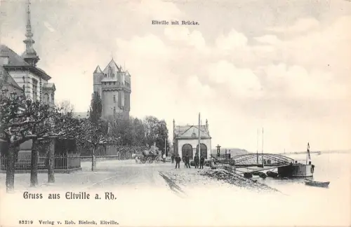 Eltville am Rhein mit Brücke ngl 193.977