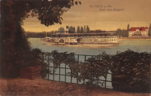 Eltville am Rhein Blick vom Burghof ngl 193.983