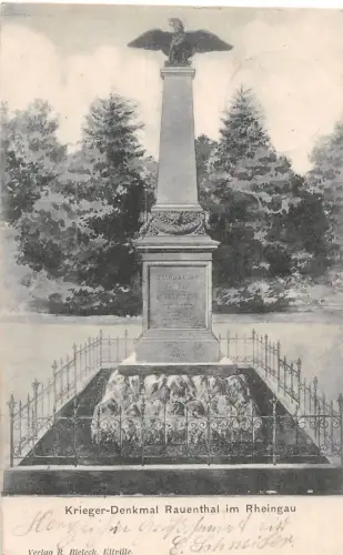 Eltville am Rhein Krieger-Denkmal Rauenthal gl1905 193.985