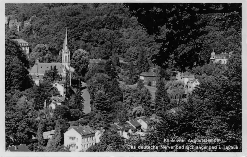 Schlangenbad i. T. Blick vom Augustatempel ngl 193.995