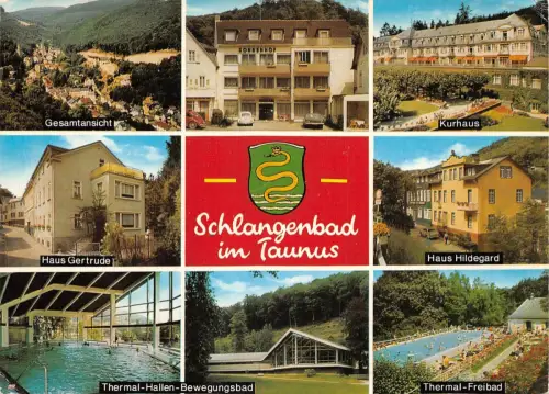 Schlangenbad i. T. Mehrbildkarte gl1981 194.009
