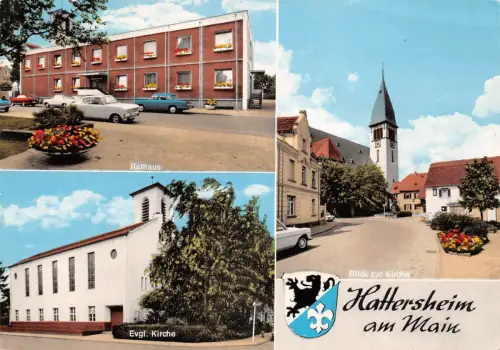 Hattersheim/Main Mehrbildkarte gl1971 194.045