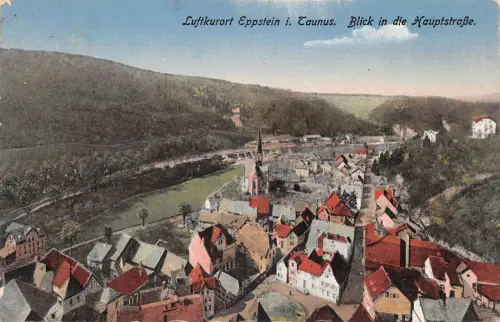 Eppstein i. Taunus Blick in die Hauptstraße gl1925 194.060