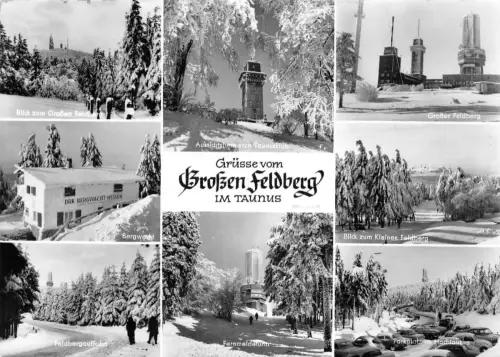 Großer Feldberg im Taunus Mehrbildkarte gl1965 194.076