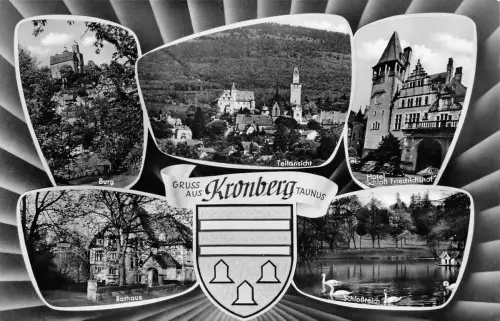 Kronberg im Taunus Mehrbildkarte gl1959 194.125
