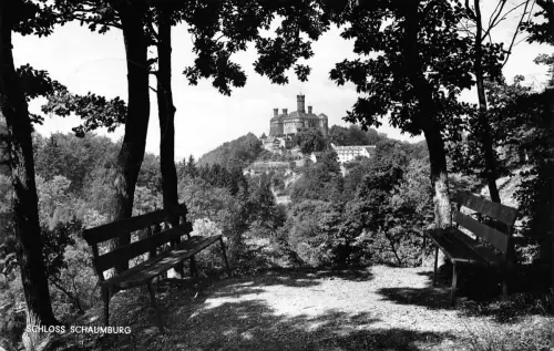 Schloss Schaumburg mit Posthilfstempel gl 194.195