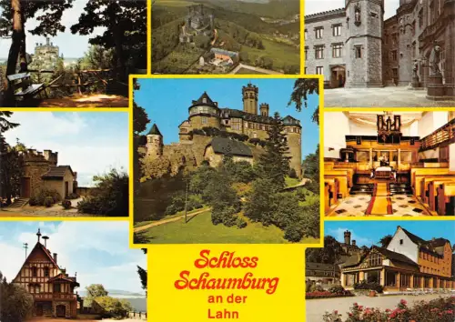 Schloss Schaumburg Mehrbildkarte ngl 194.196