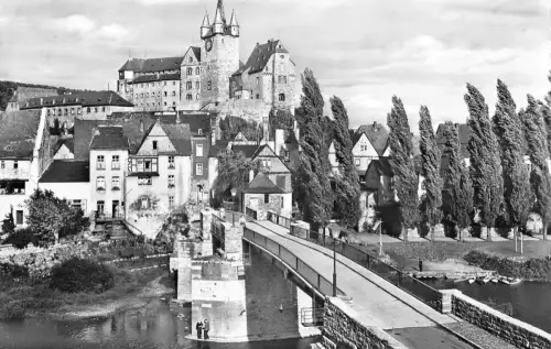 Diez an der Lahn mit Schloß gl1956 194.204