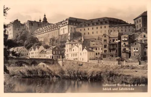 Weilburg a.d. Lahn Schloß und Lahnbrücke ngl 194.243