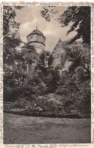 Gießen Altes Schloß mit Heidenturm gl1931 194.266
