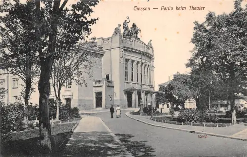 Gießen Partie am Theater gl1912 194.281