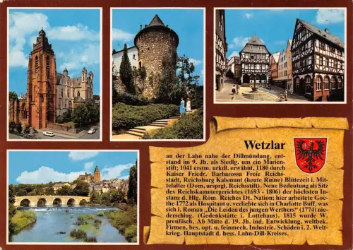 Wetzlar a.d. Lahn Mehrbildkarte gl1986 194.336
