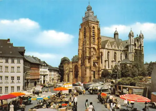 Wetzlar a.d. Lahn Wochenmarkt mit Dom ngl 194.344