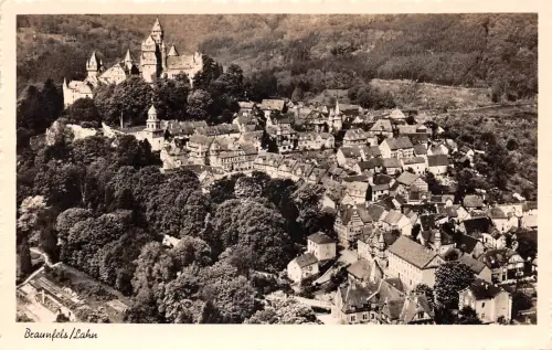 Braunfels a.d. Lahn Panorama gl1952 194.361