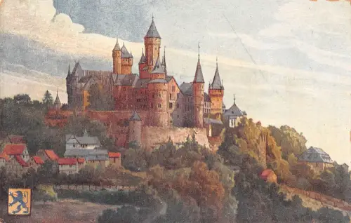 Braunfels a.d. Lahn Schloß Künstlerkarte ngl 194.369