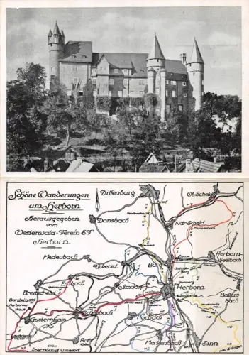 Herborn Schloss Doppelkarte ngl 194.404