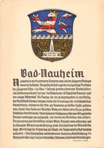Bad Nauheim Wappen und Text ngl 194.458