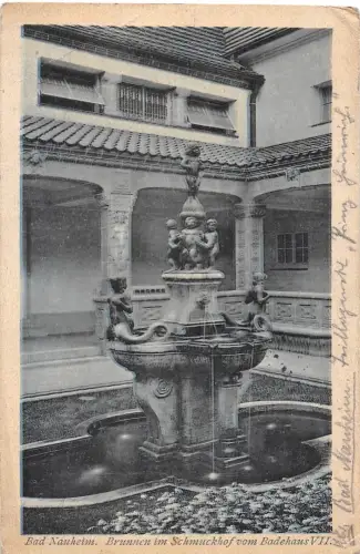 Bad Nauheim Brunnen im Schmuckhof feldpgl1918 194.463