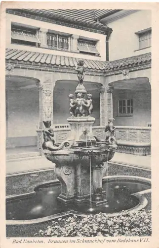 Bad Nauheim Brunnen im Schmuckhof ngl 194.462