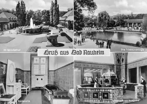 Bad Nauheim Mehrbildkarte gl1962 194.504