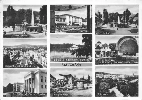 Bad Nauheim Mehrbildkarte gl1957 194.505