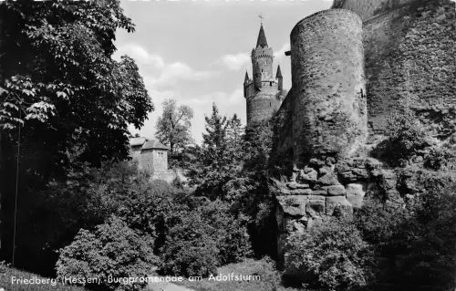 Friedberg in Hessen Burgpromenade am Adolfsturm ngl 94.512