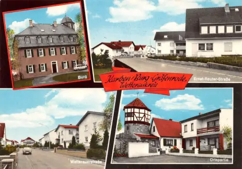 Karben Burg-Gräfenrode Mehrbildkarte ngl 194.530