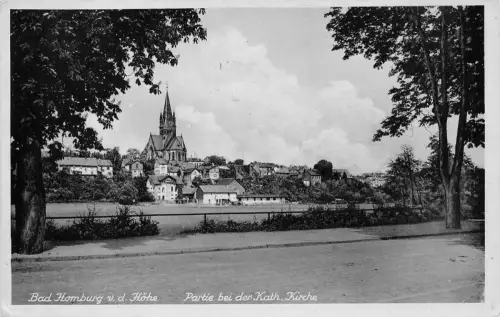 Homburg v.d.H. Partie bei der Kath. Kirche ngl 194.555