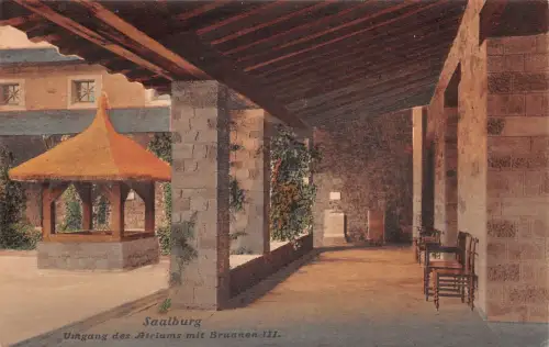 Homburg v.d.H. Kastell Saalburg Umgang des Atriums gl1916 194.592
