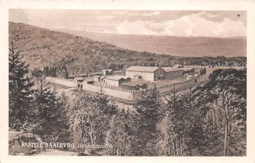 Homburg v.d.H. Kastell Saalburg Gesamtansicht gl1915 194.593
