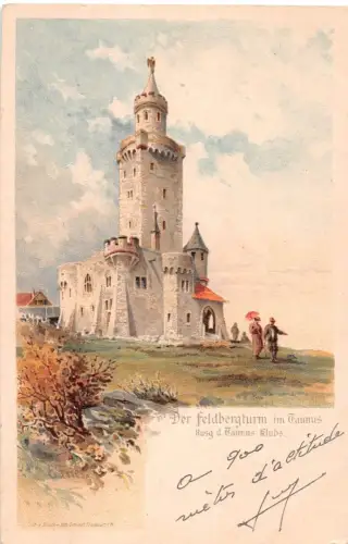 Großer Feldberg i.Taunus Aussichtsturm… Litho gl1919 194.613