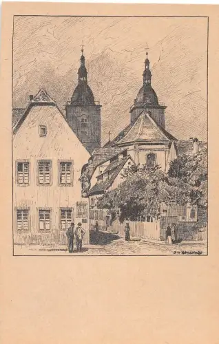 Fulda Federzeichnung Dr.Otto Ubbelohde Nr. 11 ngl 194.645