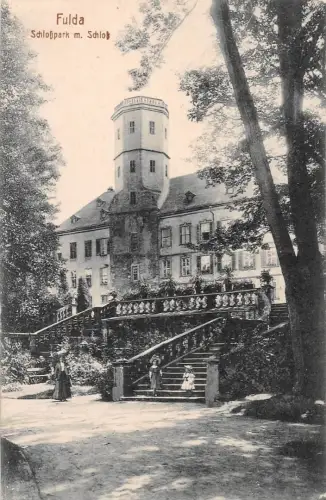 Fulda Schloßpark mit Schloß gl1917 194.650