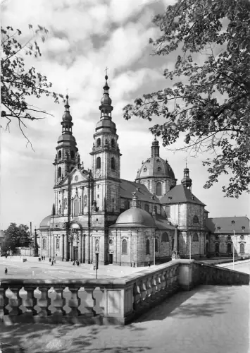 Fulda Dom rückseitig mit Werbezudruck gl1959 194.664