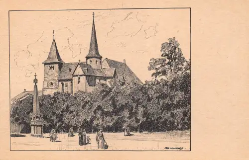 Fulda Federzeichnung Dr.Otto Ubbelohde Nr. 5 ngl 194.679
