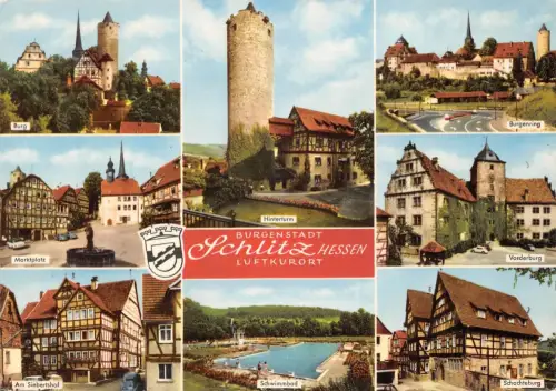 Schlitz/Hessen Mehrbildkarte ngl 194.706