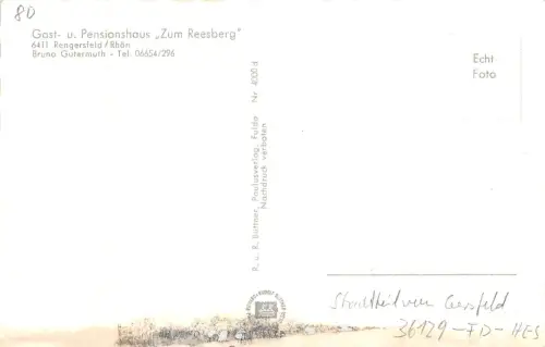 Rengersfeld Gasthaus "Zum Reesberg" ngl 194.709