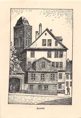 Hersfeld Kirche Gebäude, keine AK, Bild ngl 194.783