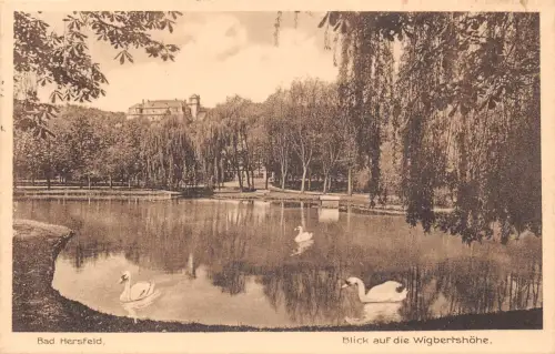 Bad Hersfeld Blick auf die Wigbertshöhe gl1934 194.789