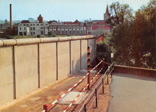 Philippsthal, Werra, Zonengrenze an der Werrabrücke ngl 194.811