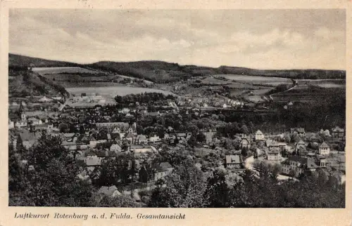 Rotenburg a.d. Fulda Gesamtansicht gl1957 194.826