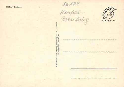 Bebra Rathaus ngl 194.820