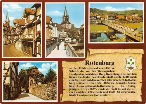 Rotenburg a.d. Fulda Mehrbildkarte gl1983 194.829