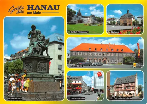Hanau Mehrbildkarte ngl 194.856